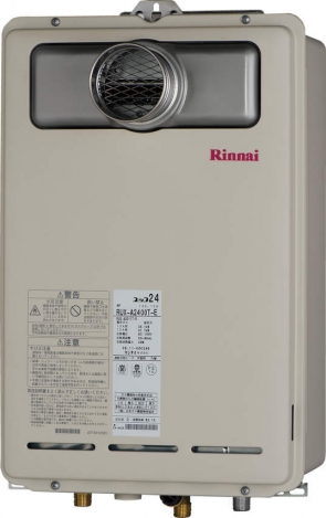 ガス給湯器　給湯専用　RUX-Aシリーズ　音声ナビ　ＰＳ扉内設置形/ＰＳ前排気型