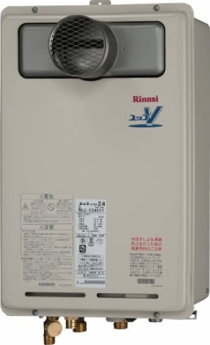 ガス給湯器　ＲＵＪ－Ｖシリーズ　　　　　　　　高温水供給式タイプPS扉内設置型　前排気