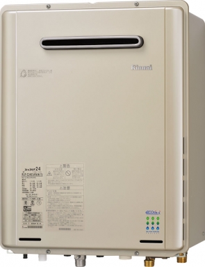 エコジョーズ　ガスふろ給湯器　設置フリータイプ RUF-E2405AW(A)シリーズ　フルオート屋外壁掛型